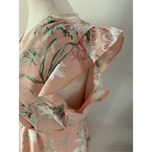 Loft floral dress pink size small - Picture 2 of 5